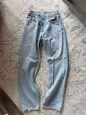 Agolde criss cross jeans size 25